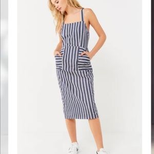 *SALE ALL CLOTHING $10* UO Backless Striped Midi Dress, sz S